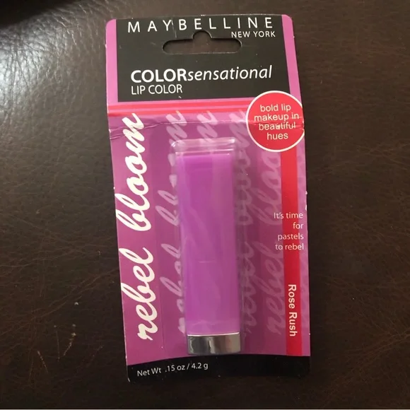 NWT Maybelline Color Sensational Rebel Bloom Lip Color in Rose Rush 735 - Picture 7 of 8